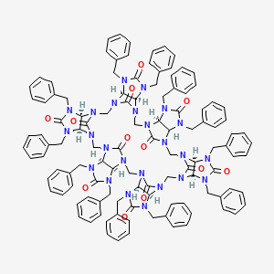 molecular formula C114H108N24O12 B6291447 Dodecabenzylbambus[6]uril CAS No. 1308315-95-8