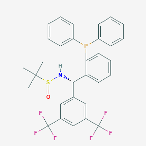 [S(R)]-N-[(S)-[3,5-bis(trifluoromethyl)phenyl][2- (diphenylphosphino)phenyl]methyl]-2-methyl-2-propanesulfinamide, 95%