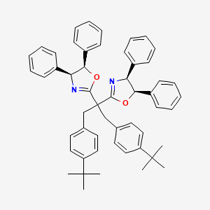 B6291486 (4S,4'S,5R,5'R)-2,2'-(1,3-Bis(4-(t-butyl)phenyl)propane-2,2-diyl)bis(4,5-diphenyl-4,5-dihydrooxazole) CAS No. 2361262-51-1