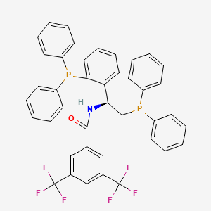 N-[(1S)-2-(Diphenylphosphino)-1-(2-(diphenylphosphino)phenyl)ethyl]-3,5-bis(trifluoromethyl)-benzamide, 95%