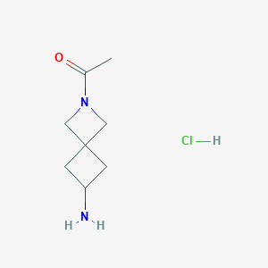1-(6-Amino-2-azaspiro[3.3]heptan-2-yl)ethan-1-one hydrochloride