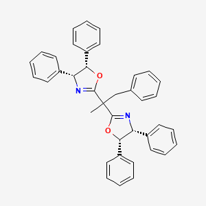 (4R,4'R,5S,5'S)-2,2'-(1-Phenylpropane-2,2-diyl)bis(4,5-diphenyl-4,5-dihydrooxazole)