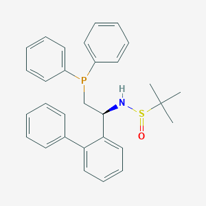 [S(R)]-N-[(1S)-1-[1,1'-biphenyl]-2-yl-2-(diphenylphosphino)ethyl]-2-methyl-2-propanesulfinamide, 95%