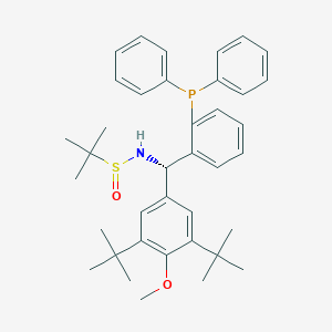 [S(R)]-N-[(S)-[3,5-bis(1,1-dimethylethyl)-4-methoxyphenyl][2-(diphenylphosphino)phenyl]methyl]-2-methyl-2-propanesulfinamide, 95%