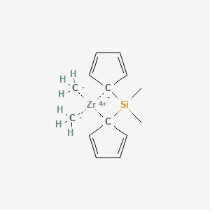 B6291600 Dimethyl[dimethylbis(cyclopentadienyl)silyl]zirconium CAS No. 131761-40-5