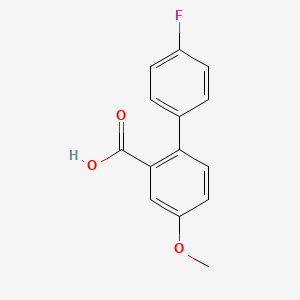2-(4-Fluorophenyl)-5-methoxybenzoic acid, 95%