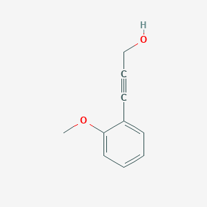 molecular formula C10H10O2 B6291677 3-(2-Methoxyphenyl)prop-2-yn-1-ol CAS No. 154884-62-5