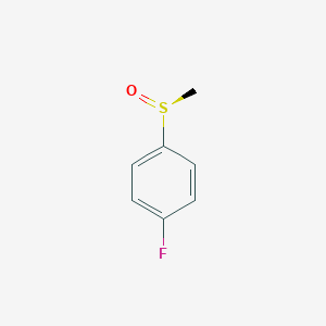 molecular formula C7H7FOS B062917 1-Fluoro-4-[(S)-methylsulfinyl]benzene CAS No. 175911-67-8