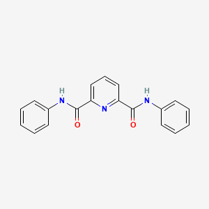 molecular formula C19H15N3O2 B6291720 2-N,6-N-diphenylpyridine-2,6-dicarboxamide CAS No. 61414-14-0