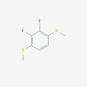 molecular formula C8H8F2S2 B6291831 (2,3-Difluoro-1,4-phenylene)bis(methylsulfane) CAS No. 2390118-75-7