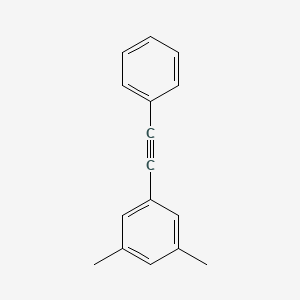 molecular formula C16H14 B6291843 1,3-Dimethyl-5-phenylethynyl-benzene CAS No. 201278-01-5