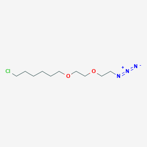 molecular formula C10H20ClN3O2 B6291932 Azido-PEG2-C6-Cl 