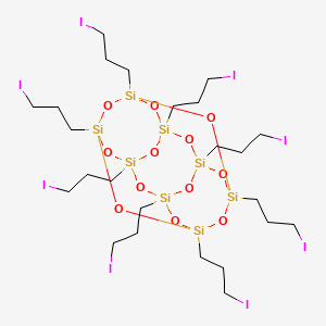 molecular formula C24H48I8O12Si8 B6291951 Octakis(3-iodopropyl)octasilsesquioxane CAS No. 161678-43-9