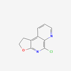 molecular formula C10H7ClN2O B6291983 5-Chloro-1,2-dihydrofuro[3,2-f][1,7]naphthyridine CAS No. 173540-66-4