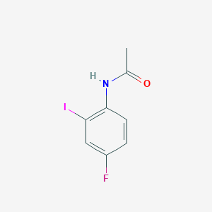 molecular formula C8H7FINO B6292087 N-(4-Fluoro-2-iodophenyl)acetamide CAS No. 29654-01-1