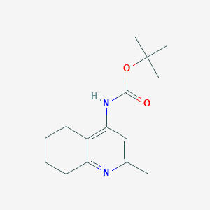 molecular formula C15H22N2O2 B6292148 Boc-4-amino-2-methyl-5,6,7,8-tetrahydroquinoline CAS No. 885951-60-0