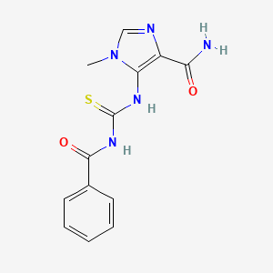 5-(3-Benzoyl-thioureido)-1-methyl-1H-imidazole-4-carboxylic acid amide