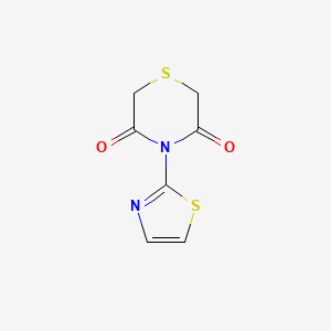 4-(1,3-Thiazol-2-yl)-3,5-thiomorpholinedione