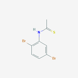 molecular formula C8H7Br2NS B6292349 N-(2,5-dibromophenyl)ethanethioamide CAS No. 110704-51-3