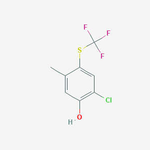 2-Chloro-5-methyl-4-(trifluoromethylthio)phenol, 90%