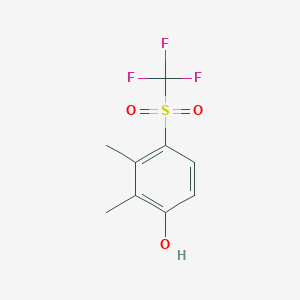 2,3-Dimethyl-4-(trifluoromethylsulfonyl)phenol