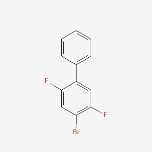 molecular formula C12H7BrF2 B6292385 4-Bromo-2,5-difluoro-1,1'-biphenyl CAS No. 121219-09-8