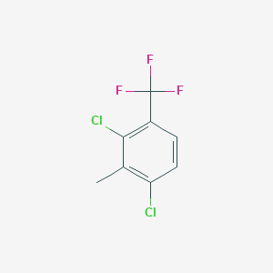 molecular formula C8H5Cl2F3 B6292399 1,3-Dichloro-2-methyl-4-(trifluoromethyl)benzene CAS No. 115571-64-7