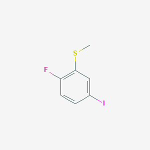 molecular formula C7H6FIS B6292423 2-Fluoro-5-iodothioanisole CAS No. 2484889-20-3