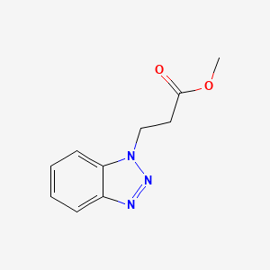 molecular formula C10H11N3O2 B6292447 methyl 3-(1h-1,2,3-benzotriazol-1-yl)propanoate CAS No. 49636-60-4