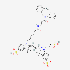 molecular formula C50H54N4O11S3 B6292519 Cy3 DBCO CAS No. 1782950-79-1