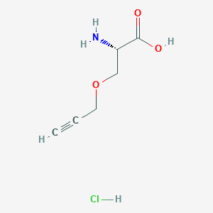 molecular formula C6H10ClNO3 B6292554 H-L-Ser(Propargyl)-OH*HCl 