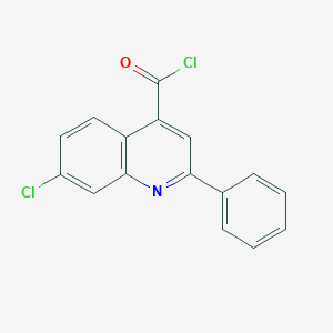4-Quinolinecarbonyl chloride,7-chloro-2-phenyl-