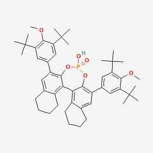 (11bS)-8,9,10,11,12,13,14,15-Octahydro-4-hydroxy-2,6-bis(3,5-di-tert-butyl-4-methoxyphenyl)-4-oxide-dinaphtho[2,1-d:1',2'-f][1,3,2]dioxaphosphepin, 98% (99% ee)