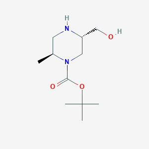 t-Butyl (2S,5S)-5-(hydroxymethyl)-2-methylpiperazine-1-carboxylate