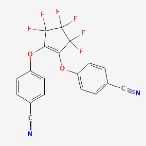 1,2-Bis(4-cyanophenoxy)-3,3,4,4,5,5-hexafluoro-1-cyclopentene
