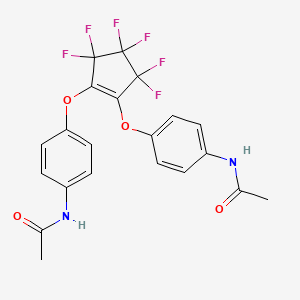 1,2-Bis(4-acetamidophenoxy)-3,3,4,4,5,5-hexafluoro-1-cyclopentene