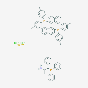Dichloro{(R)-2,2'-bis[bis(4-methylphenyl)]-1,1'-binaphthyl}[(1R,2R)-2-amino-1-phenylpropyldiphenylphosphine]ruthenium(II),97%