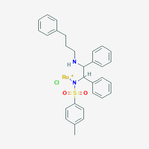molecular formula C30H31ClN2O2RuS B6292812 [(S,S)-Teth-TsDpen RuCl] CAS No. 1192620-83-9