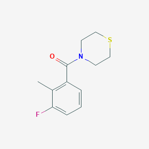 molecular formula C12H14FNOS B6292968 (3-Fluoro-2-methylphenyl)(thiomorpholino)methanone CAS No. 2404734-20-7