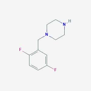 molecular formula C11H14F2N2 B062932 1-(2,5-Difluorobenzyl)piperazine CAS No. 179334-18-0