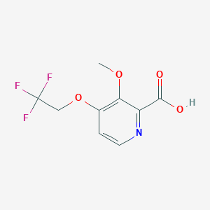 2-Pyridinecarboxylic acid, 3-methoxy-4-(2,2,2-trifluoroethoxy)-