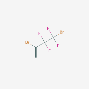 molecular formula C4H2Br2F4 B062940 2,4-Dibromo-3,3,4,4-tetrafluorobut-1-ene CAS No. 161958-58-3