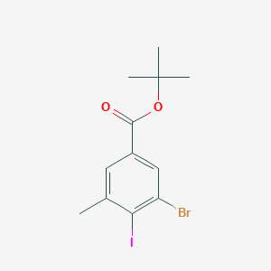 tert-butyl 3-Bromo-4-iodo-5-methylbenzoate