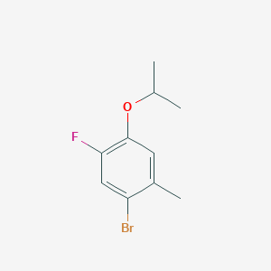 molecular formula C10H12BrFO B6294731 1-溴-5-氟-4-异丙氧基-2-甲苯 CAS No. 2586126-80-7