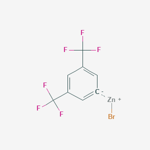 (3,5-Bis(trifluoromethyl)phenyl)zinc bromide, 0.50 M in THF