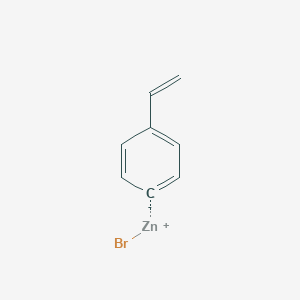 molecular formula C8H7BrZn B6294866 4-Styrenylzinc bromide CAS No. 1452490-03-7