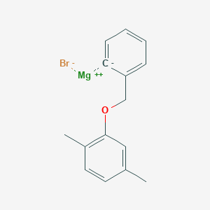 2-(2,5-Dimethylphenoxymethyl)phenylmagnesium bromide, 0.25 M in THF