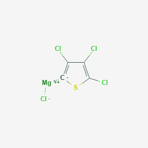 molecular formula C4Cl4MgS B6294963 (3,4,5-Trichlorothiophen-2-yl)magnesium chloride, 0.50 M in ether CAS No. 31557-17-2