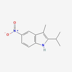 2-Isopropyl-3-methyl-5-nitro-1H-indole
