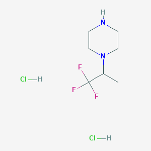 1-(2,2,2-Trifluoro-1-methyl-ethyl)piperazine dihydrochloride